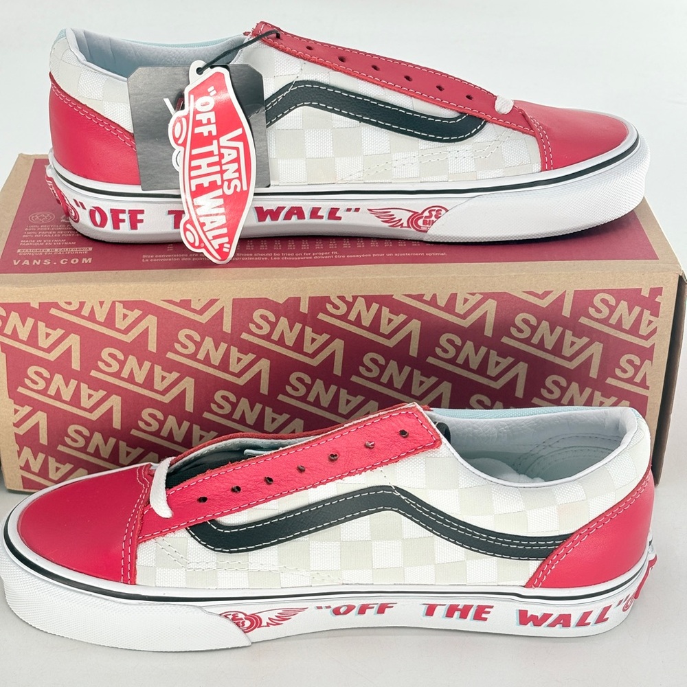 Vans Sneakers SE Bikes x Style 36 Big Ripper BMX Men 7 Red‎ Plume Reflective New